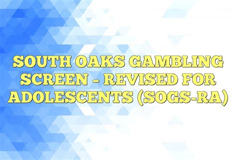 south oaks gambling screen deutsch